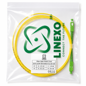Patchcord SC/APC-SC/APC LINEXO 2M SM G657A2 LSZH