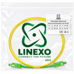 Patchcord SC/APC-SC/APC LINEXO 1M SM G657A2 LSZH