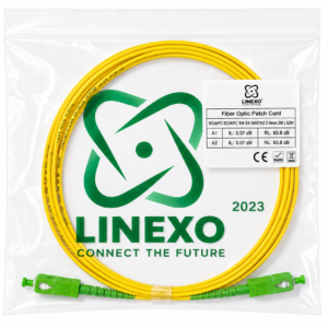 Patchcord SC/APC-SC/APC LINEXO 5M SM G657A2 LSZH