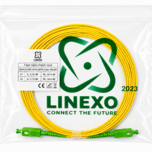 Patchcord SC/APC-SC/APC LINEXO 10M SM G657A2 LSZH