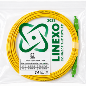 Patchcord SC/APC-SC/APC LINEXO 20M SM G657A2 LSZH